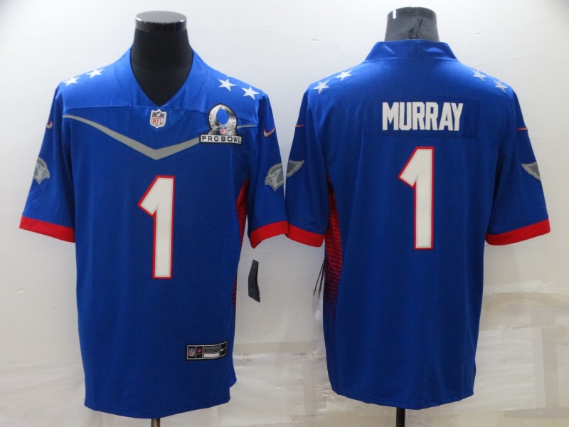 Cheap 2022 Men DArizona Cardinals 1 Murray Nike blue Pro bowl Limited NFL Jersey